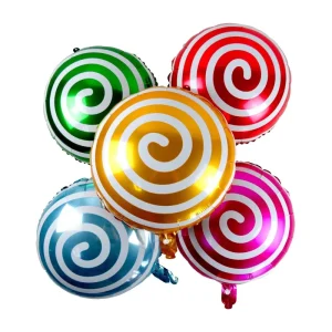 Custom logo Print 18 Inch Round Shape Inflatable Helium Foil Balloons