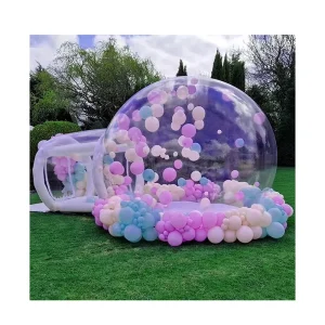 Custom made Inflatable Camping Dome Tent Transparent Inflatable Bubble Balloon House for Outdoor Party