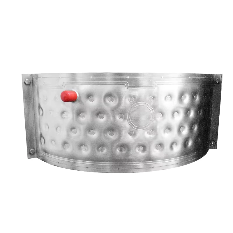 Custom titanium alloy Pillow Plate Heat Exchanger for Ice Machine Ice Bank Stainless Steel Dimple Plate Heat Exchanger