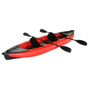 Customizable 2 Person 3.85m Double Inflatable PVC Kayak Durable Foldable Paddle Water Sports