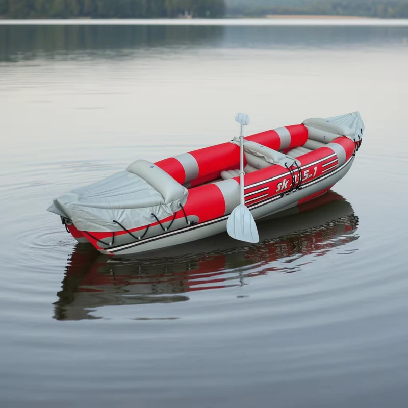 Customizable 2 Person Phthalate Free PVC Inflatable Kayak EN 71 Certified 6P Boxes Poly Bag Normal Inflatable Boat 1 Person