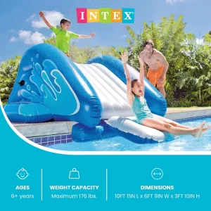 Escorrega Aquático Inflável Personalizável para Crianças e Adultos - Brinquedo de Piscina de PVC - Flutuadores Infláveis para Piscina - Personalização de Cor e Logótipo - 3 Anos