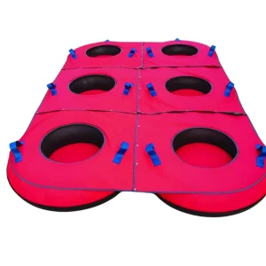 Tuyau de neige gonflable étanche personnalisable et durable de 100 cm pour l'extérieur, pliable, remorquable