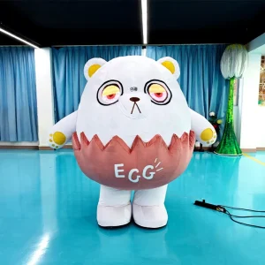 Mascote Inflável em Forma de Ovo Personalizável Material Oxford Balões Ventilador para Desfile Performance Promoção de Festa