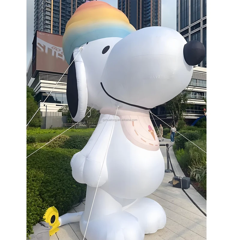 Modello Gonfiabile Personalizzabile per Pubblicità, Modello Gonfiabile di Cartone Animato, Pallone Gonfiabile a Forma di Cane per Decorazione di Centri Commerciali