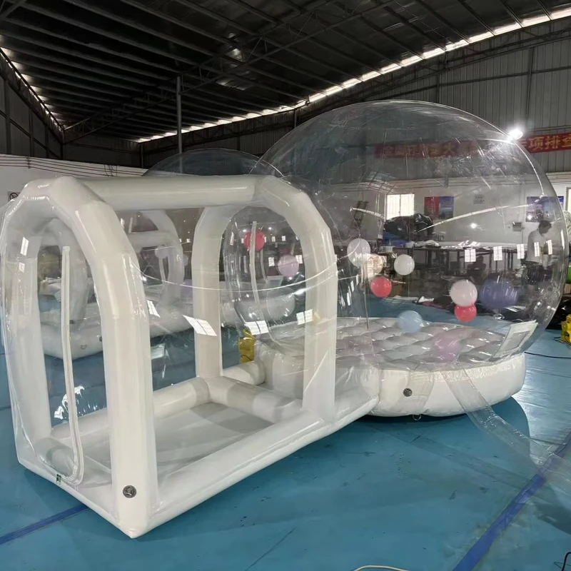 Aanpasbare HTH PVC Bubble Bounce House Opblaasbare Tent 3m 10ft Wit Fabriek Voor Alle Leeftijdsgroepen