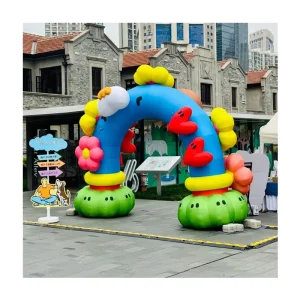 Cổng bơm hơi tùy chỉnh cho sự kiện quảng cáo, hình tròn, hình vuông
