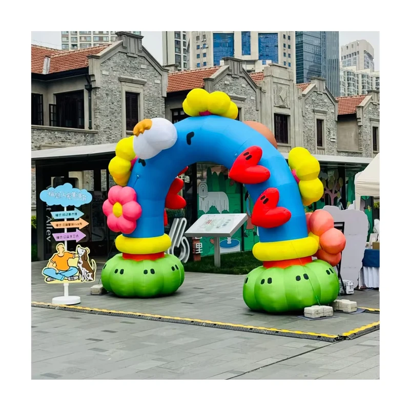 Cổng bơm hơi tùy chỉnh cho sự kiện quảng cáo, hình tròn, hình vuông