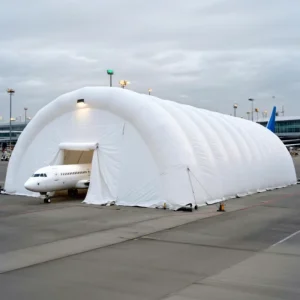 Customizable Inflatable Dome Tent Aircraft Hangar Shelter with Waterproof Windproof Features for Planes