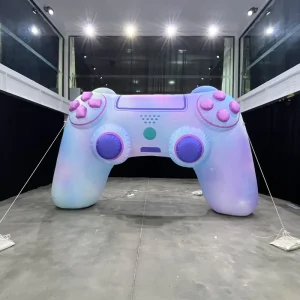 คอนโซลเกมลมขนาดยักษ์ที่ปรับแต่งได้ พร้อมการออกแบบกันน้ำทนทาน สำหรับงานโฆษณา