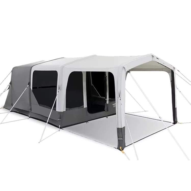 Tenda de Camping Inflável Personalizável em PVC, Quatro Estações, Abertura Automática Rápida, Design Espaçoso, À Prova de Água e Vento