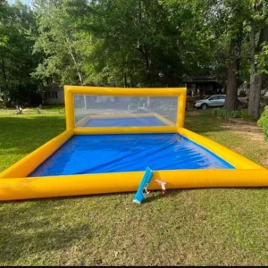 Customizable Outdoor Inflatable Beach Volleyball Court Inflatable Water Volleyball Field Sport Games Pool Type