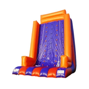Customizable Outdoor Inflatable Climbing Wall for Adults and Kids Includes Blower Fun Sports Game on Inflatable Trampoline