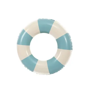 Customizable PVC Striped Inflatable Swimming Rings for Kids and Adults During Summer Pool Floats