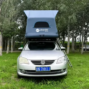 Customizable Portable Inflatable 4×4 Glamping Tent for SUV Rooftop Outdoor Camping with Car Top Features OEM Product