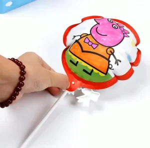 कस्टमाइज़ेबल गोल आकार स्वयं इन्फ्लेटिंग हैप्पी बर्थडे फॉयल बैलून DIY हैंड पेंटेड पैटर्न एकल आइटम
