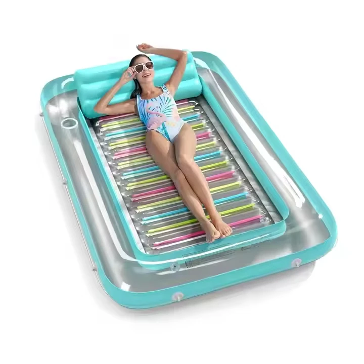 Anpassbare aufblasbare Liegefläche für Erwachsene zum Sonnenbaden im Schwimmbecken