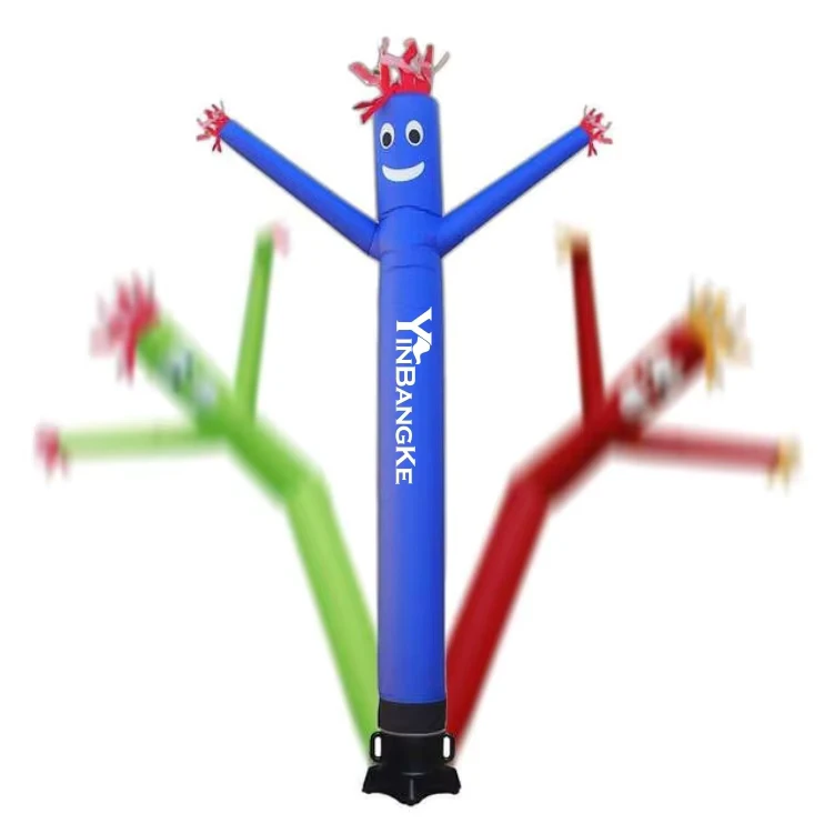 Aangepaste Waterdichte Nylon Lucht Dancer Windbestendige Opblaasbare Tube Figuur met Zware Blazer voor Evenementen Reclame