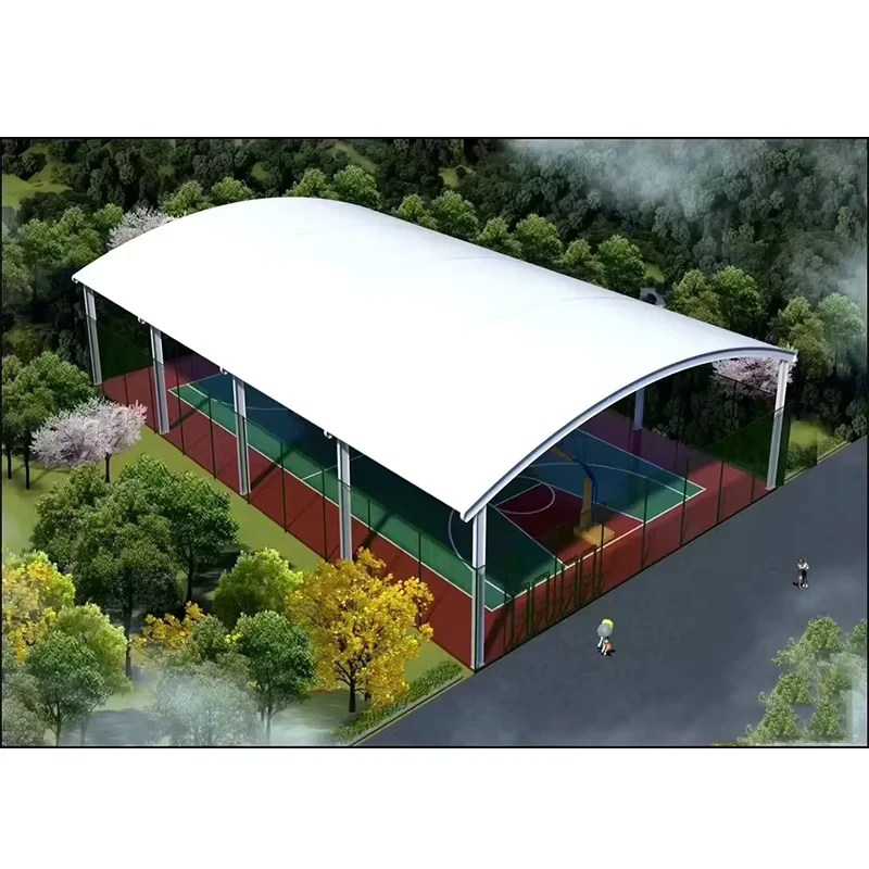 カスタマイズ アーキテクチュラル スタジアム テント 屋根カバー 膜構造 バスケットボール テニスコート 屋根