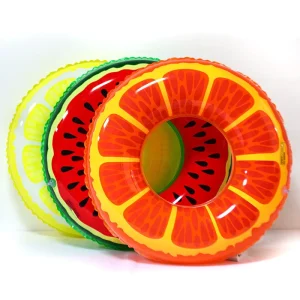 Customization Inflatable Fruit Design Swimming Ring Set for Summer Water Party