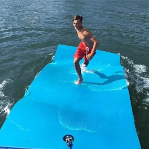 Anpassbare 3-Schicht XPE-Schaum-Schwimm-Wasserpad-Matte, Wasserdecke, schwimmende Schaum-Matte