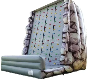 Customize Blow up Inflatable Rock Climbing Wall 0.55mm PVC Tarpaulin Material Adult and Kid Sports Game