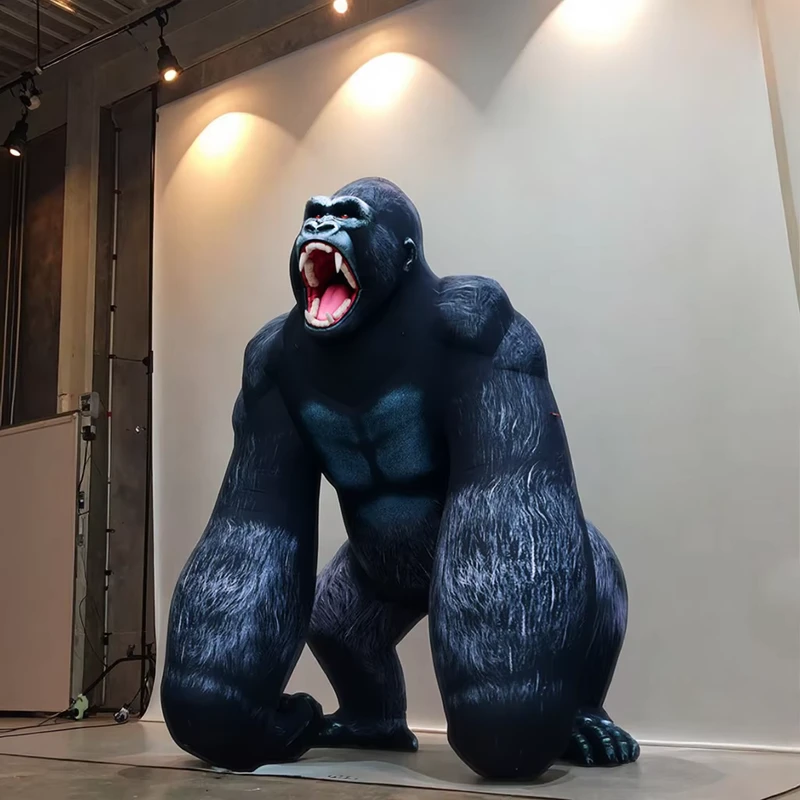 Customize Giant Advertising Inflatable Cartoon Model Big Gorilla Custom Inflatables