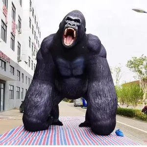 Customize Giant Advertising Inflatable Kingkong Cartoon Model Big Gorilla Custom Inflatables