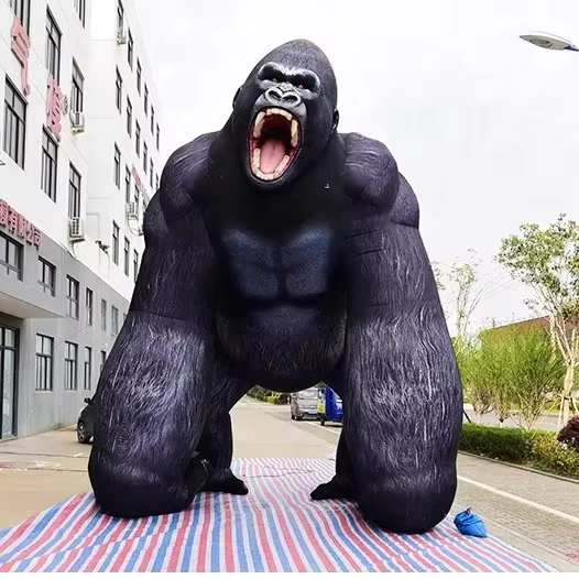 Personaliza Modelo de Cartoon Inflable Gigante de Publicidad Rey Kong, Grandes Inflables de Gorila Personalizados
