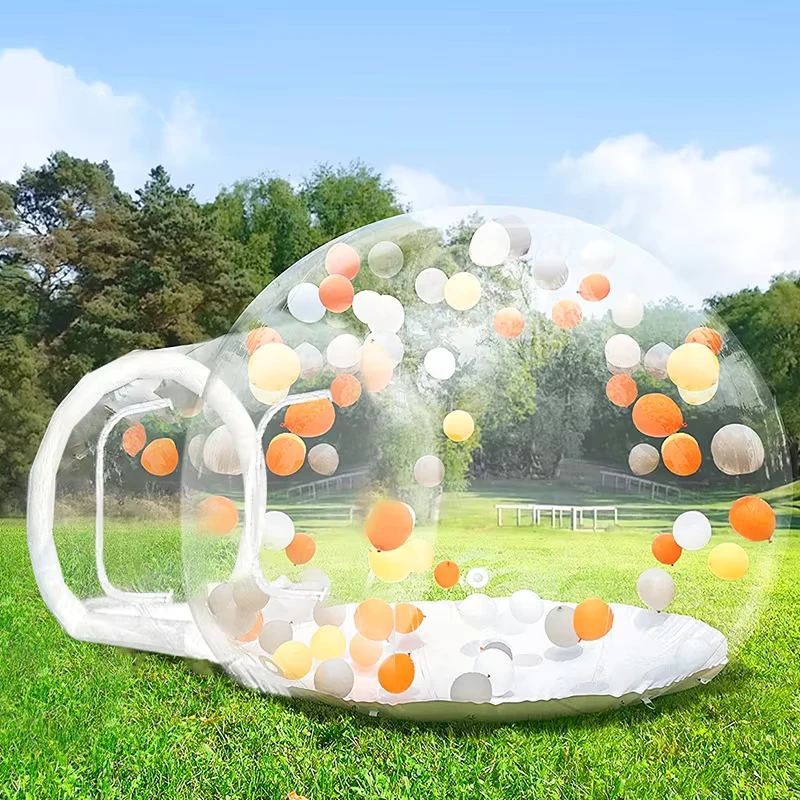 Aangepaste Buiten Binnen Opblaasbare Bubble Camping Tent Duidelijke Trouwbubbel