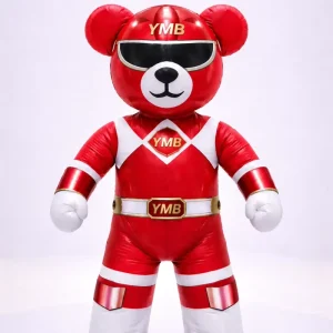 Customize Oxford Bear Inflatable Mascot Costumes with Glasses 2.2m 2.6m Giant Advertising Bears Inflation Suits
