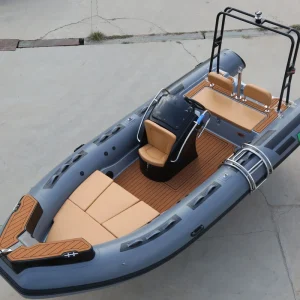 Customize Size Hypalon Luxury Fiberglass RIB Boat Inflatable Boat Speed Boat