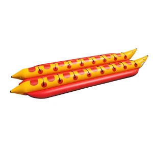 Customized 16-Person Durable Inflatable Banana Boat Water Park Games Equipment