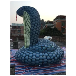 Customized 5m Height Giant Advertising Colored Inflatable Snake Decoration Balloon Inflatable Snake Sph