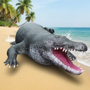 Aangepaste Reclame Inflatable Krokodil Grote Inflatable Mascotte Dier Model Gigantische Inflatable Alligator voor Evenementen Weergave