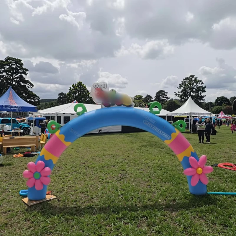 Inflatable Iklan Kustom, Gerbang Arka Liburan, Garis Start dan Finish Inflatable untuk Acara