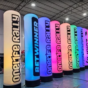 Customized Advertising LED Light Inflatable Pillar Inflatable Column for Decoration