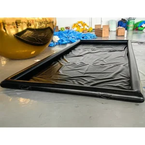Mat Cuci Kendaraan Inflatable PVC Tarpaulin Portabel Kustom