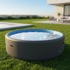 Kolam Air Inflatable Portable Luar Ruangan Ukuran Besar Kualitas Tinggi Drop Stitch dengan LOGO Kustom