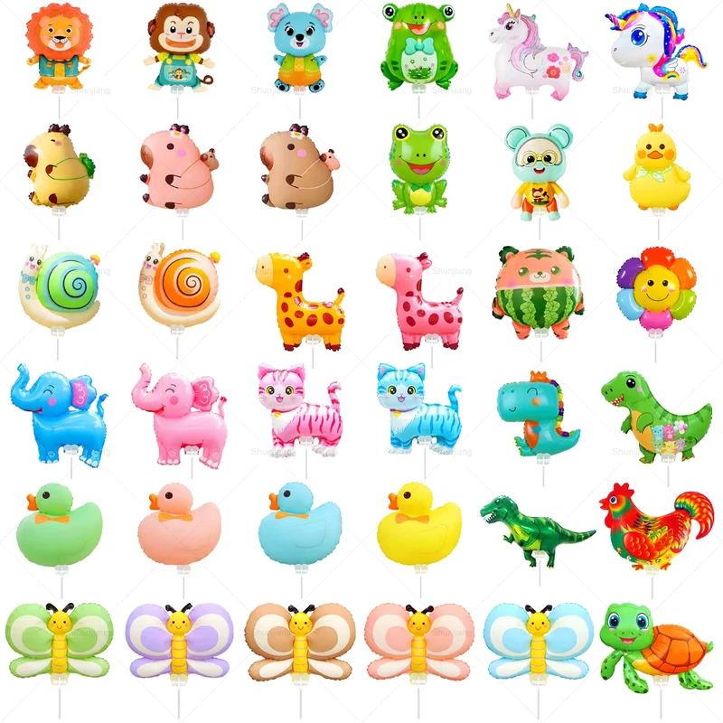 Customized Cartoon Shaped Inflatable Balloon Children Outdoor Helium Balloons with Clip Holder Support Custom Size Color