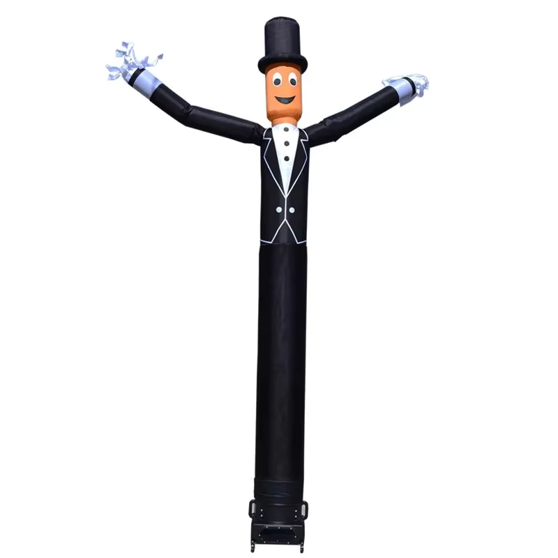 Angepasster Cartoon Himmel Luft Tänzer Aufblasbare Werbung Smoking Luft Puppe