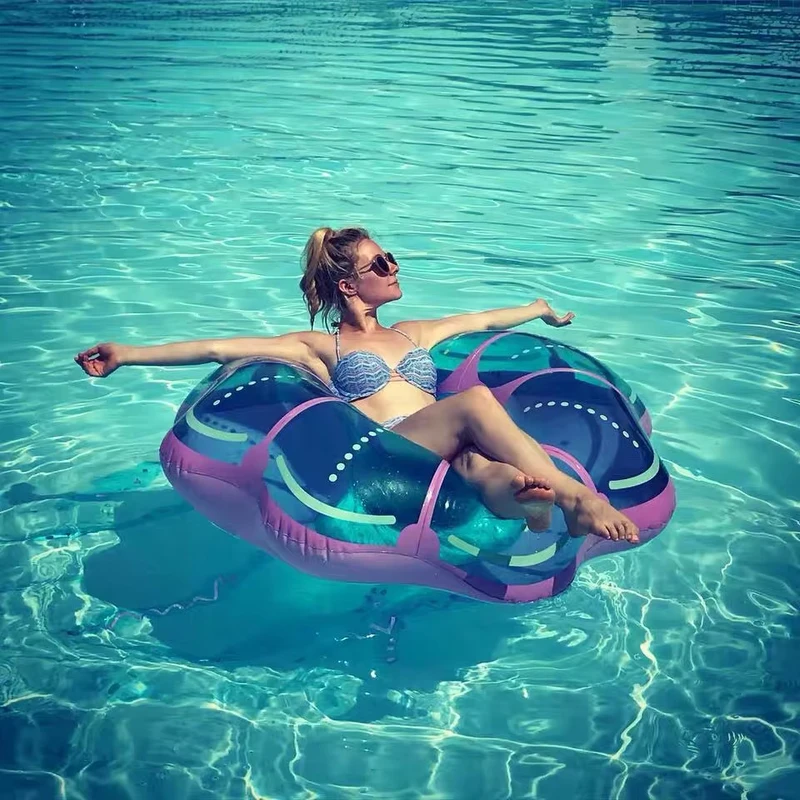 Flotador inflable colapsable personalizado para adultos para piscina