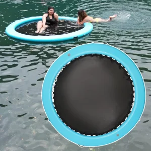 Dock Terapung Portabel Warna dan Ukuran Disesuaikan Jaring Kolam 8ft Hammock Air Inflatable