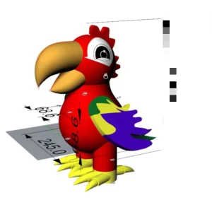 Customized Colorful Giant Inflatable Parrot Inflatable Bird Model