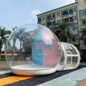 Customized Colorful Inflatable Snow Globe House Camping Tent Bubble Hotel with Room for Outdoor Adventures