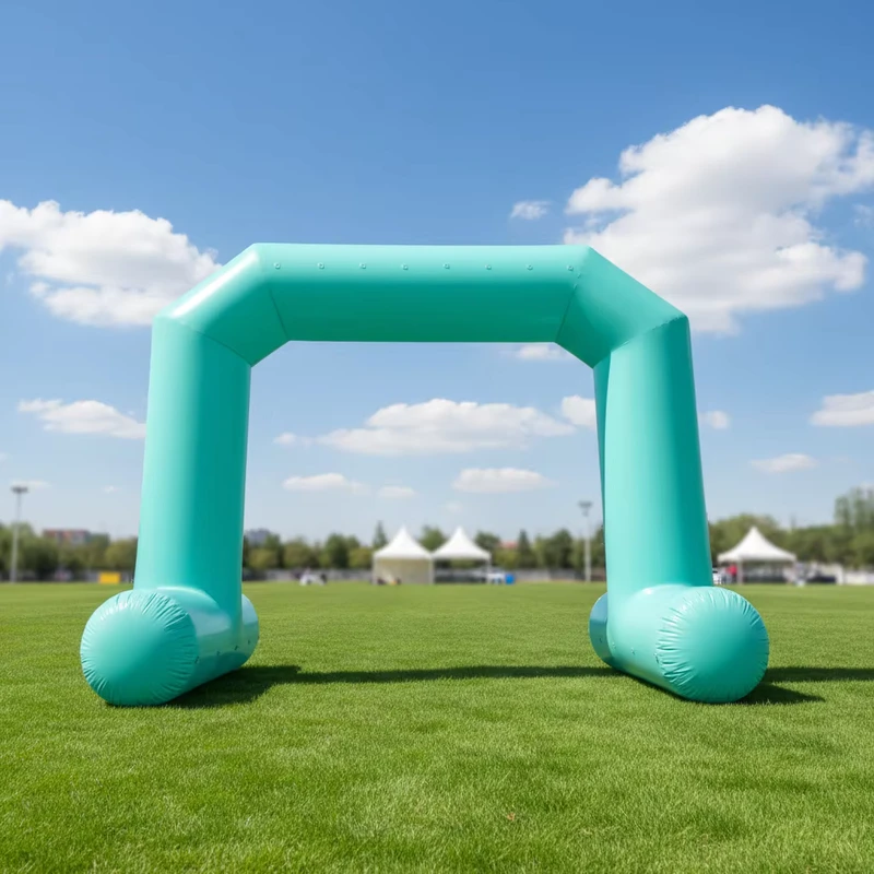 Aangepaste Kleuren en Logo Buiten Giant Reclame PVC Waterdicht Zonbestendig Opblaasbare Boog met UV-printing