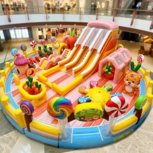 Customized Commercial 0.55mm PVC Inflatable Bouncer Slide New Design Bouncy Castle Inflatable Bounce House Kids Bouncing Castle