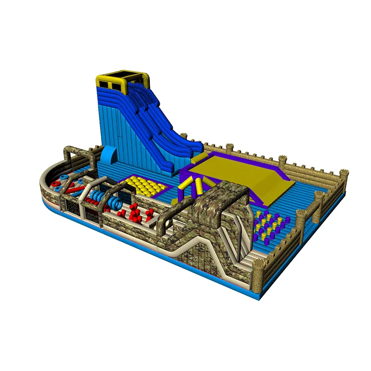 Parque inflable comercial personalizado, parque temático para adultos y niños
