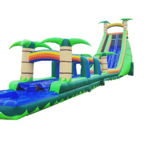 Customized Commercial Outdoor Water Resistant Adult Slide Trampoline House Inflatable Castle for Jumping Entertainment