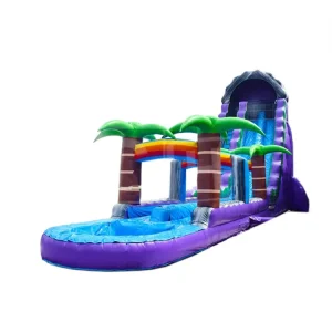 Customized Commercial Quality PVC Giant Inflatable Water Slide or Dry Slide Pool for Adult